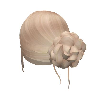 Aesthetic Braided Bun In Blonde Roblox