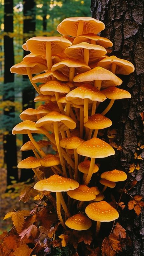 Mushrooms Growing Onto A Tree Cottagecore Forest Forest Core Mystical Forest Pretty Plants