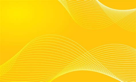 Abstract Yellow Background With Wavy Line 15567763 Vector Art At Vecteezy