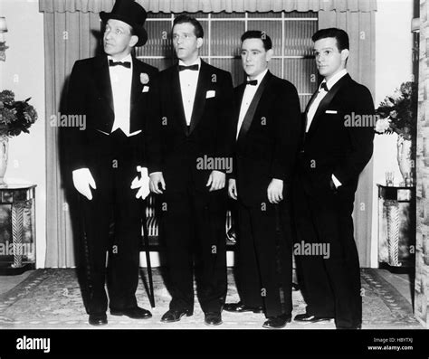 HOT SHOTS From Left Huntz Hall Stanley Clements David Gorcey Jimmy Murphy Stock Photo