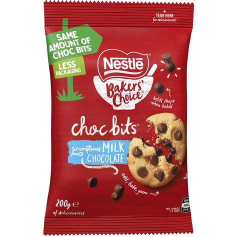 Nestle Bakers Choice Milk Choc Bits G Woolworths