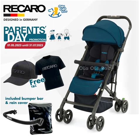 RECARO Easylife Elite 2 Lighweight Compact Fold Stroller | Lazada