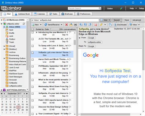 Zimbra Desktop - Download - Softpedia