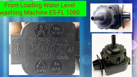 1 Washing Machine Water Level Sensor Sharp Es Fl 1080 Youtube