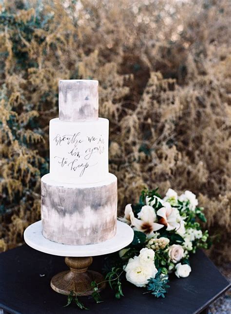 On Trend Works Of Art Marble Wedding Cakes Onefabday Fall