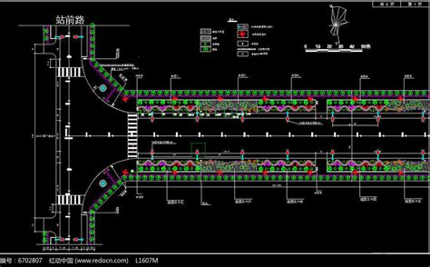 道路绿化施工图绿化工程图片下载红动中国