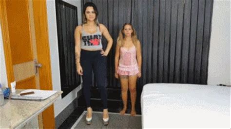 GIANT KISSES PAOLLA GIANT Vs LITLE BLONDE NEW MF 2015 FULL VERSION EXCLUSIVE MF HD