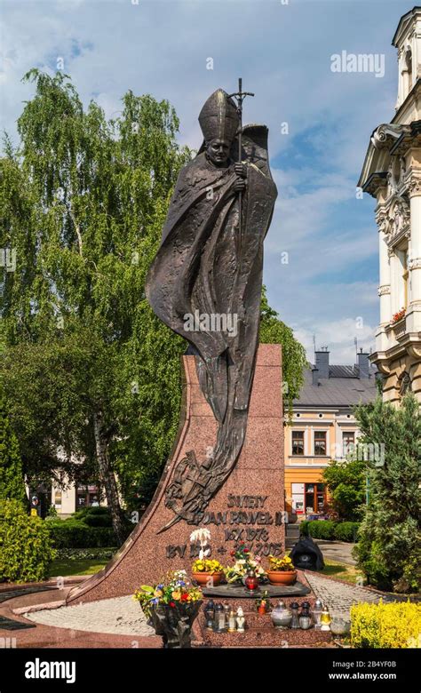 Pope John Paul II Statue 2005 By Czeslaw Dzwigaj At Rynek Market