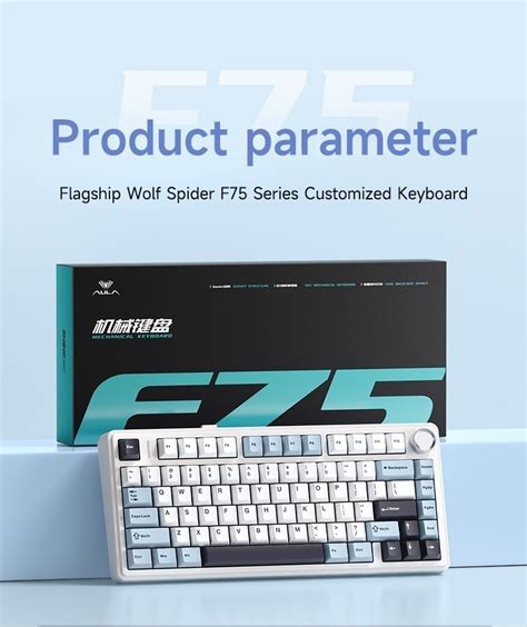 NEW ARRIVAL Ready Stock AULA F Customized Mechanical Keyboard Gasket Structure Full Key Hot