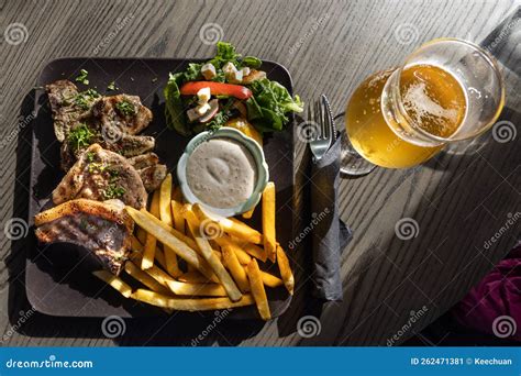 Icelandic Popular Grilled Lamb With Fries Iceland Is Know For Their