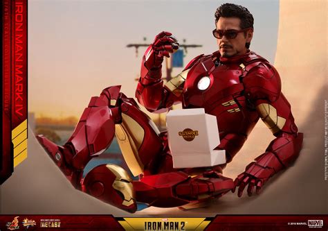 Hot Toys Mms 461 D21 462 D22 Iron Man 2 Mark Iv With Suit Up Gantry