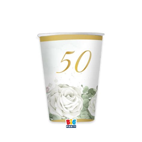 Bicchieri 50 Anni Eucalipto Ingrocartgroup