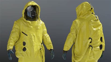 HAZMAT SUIT NBC 3D Model CGTrader