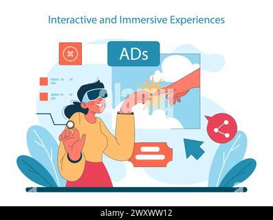 Interactive And Immersive Experiences Concept Engaging Users With