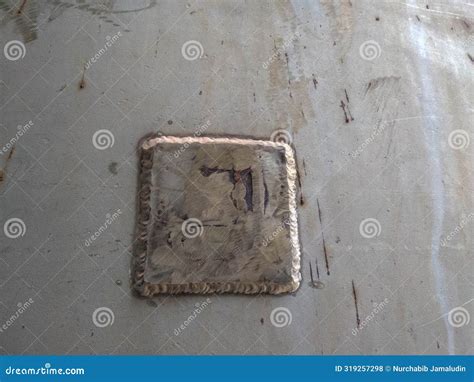 Patches On The Tank Walls Of Stainless Steel Stock Photo Image Of