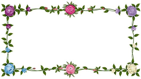 Premium Vector Red Rose Flower Frame Isolated Vector Illustration