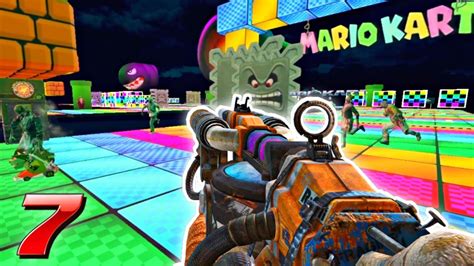 Mario Kart Zombies Rainbow Road Edition Bo Custom Zombies Youtube