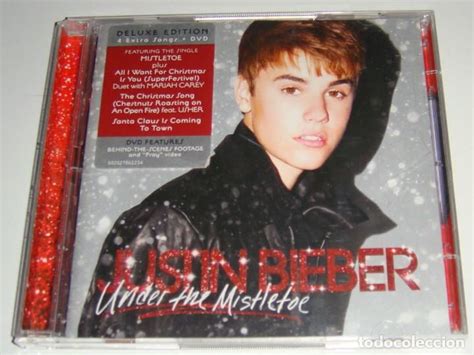 JUSTIN BIEBER Under The Mistletoe CD DVD NUEVO SELLADO EDICIÓN DELUXE