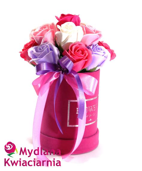 Mydlana Kwiaciarnia Kwiaty Mydlane Flower Box PREMIUM