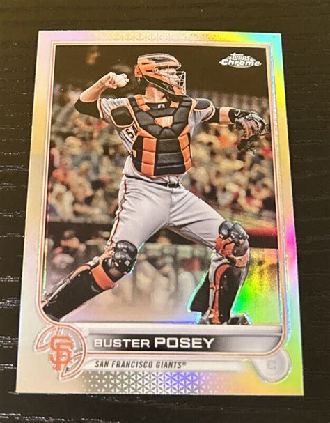 Topps Chrome Buster Posey Refractor Ebay