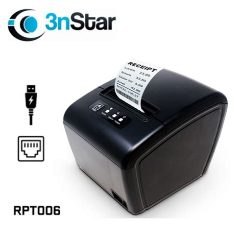 Impresora T Rmica Directa De Recibos Usb Lan Nstar Rpt