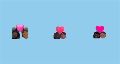 Kiss Woman Person Dark Skin Tone Medium Dark Skin Tone Emoji