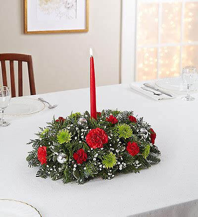 Season S Greetings Centerpiece Arranged By A Florist In Pleasantville