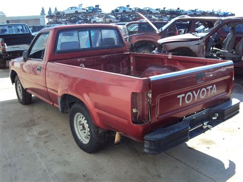 1992 Toyota Pick Up Regular Cab Standard Model 24l Efi Mt 2wd Color