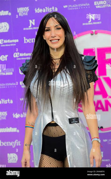 Fani Singer Attended The Mr Gay Spain 2023 Gala Posing For The Media