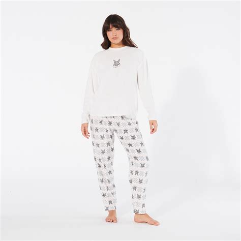 Panpan Pyjama Set Eggwhite Undiz