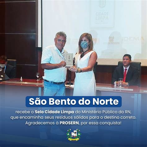 Prefeitura Municipal de São Bento do Norte Selo Cidade Limpa