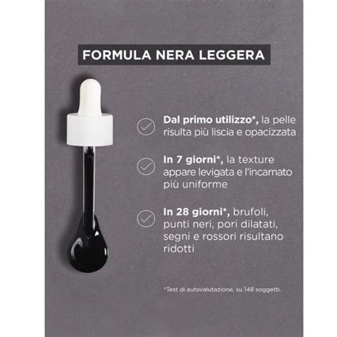 Siero Anti Imperfezioni AHA BHA Con Carbone Garnier NumberOne