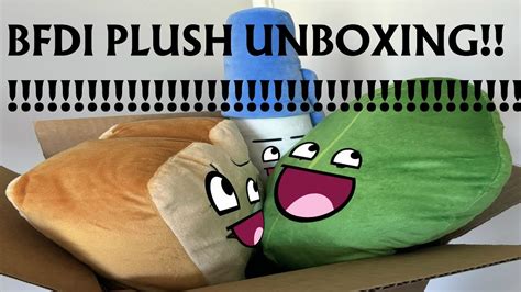 Bfdi Plush Unboxing Leafy Pen Woody Youtube