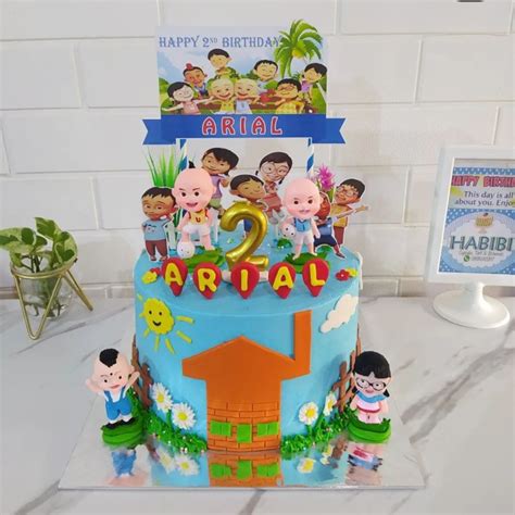 Jual Kue Ultah Upin Ipin Topper Upin Ipin Birthday Cake Upin Ipin