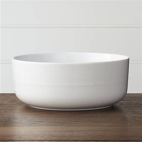 Hue White Serving Bowl Crate And Barrel