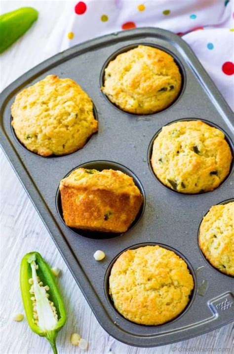 Jalapeno Cornbread Muffins Recipe