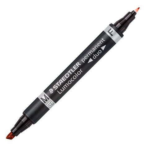 Staedtler Lumocolor Duo Permanent Marker Bullet Chisel Tip