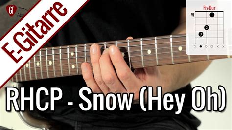 Red Hot Chili Peppers Snow Hey Oh E Gitarren Tutorial Deutsch YouTube