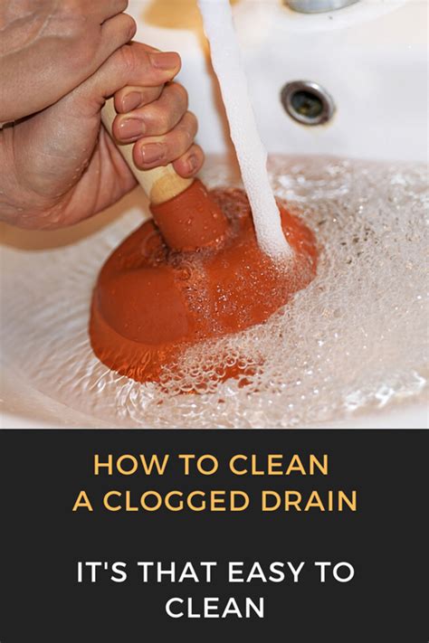 How To Clean A Clogged Drain Its That Easy To Clean Clogged Drain