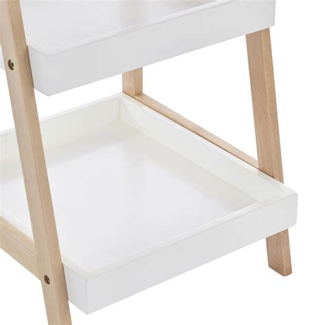 Premier Housewares Tier Birch Wood Bathroom Shelf Wilko