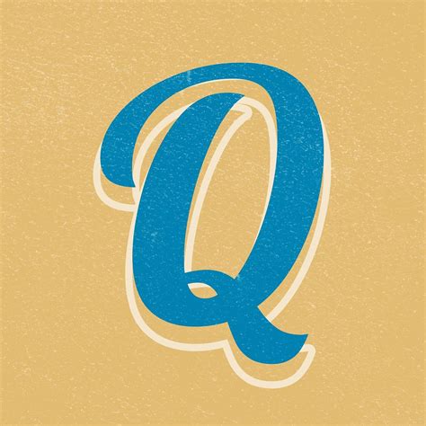Letter Q Psd Bold Retro Display Font Lettering Free Image By Rawpixel