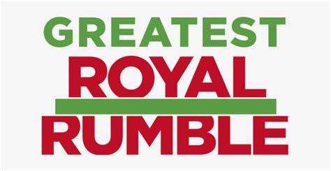 Download Transparent Wwe Greatest Royal Rumble Logo Greatest Royal