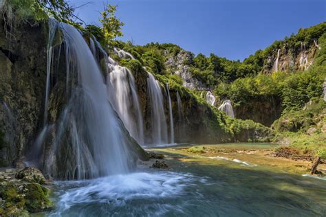 Plitvice Lakes National Park Waterfalls Croatia Wallpapers From