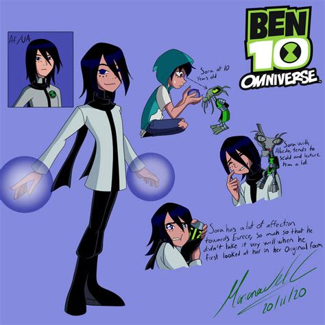 Ben 10 Omniverse Oc Sora Sketches By Carmen Oda On Deviantart