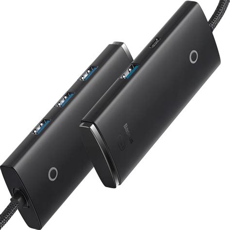 BASEUS ADAPTER HUB ROZDZIELACZ ROZGAŁĘŹNIK USB A 4X USB 3 0 25cm