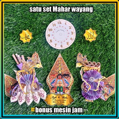 Jual Wayang Rama Sinta Bahan Hiasan Aksesoris Mahar Pernikahan Ornamen