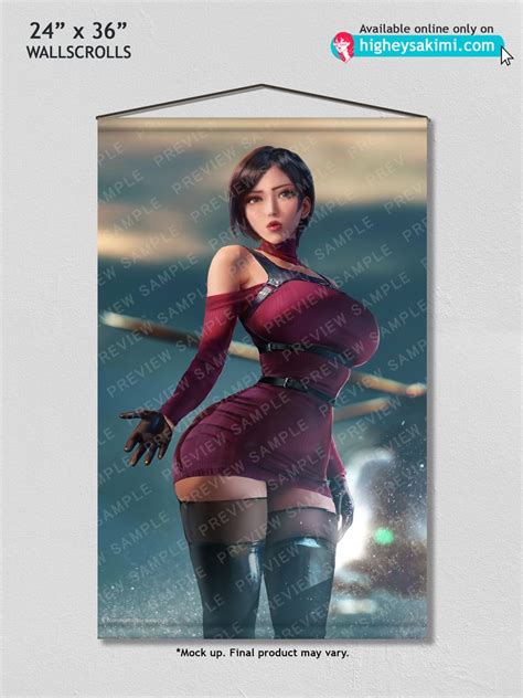 Chun Li Bikini Wall Scroll HIGHKEYSAKIMI