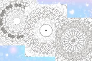 Adult Mandala Coloring Pages Graphic By Good Karma Creative Fabrica