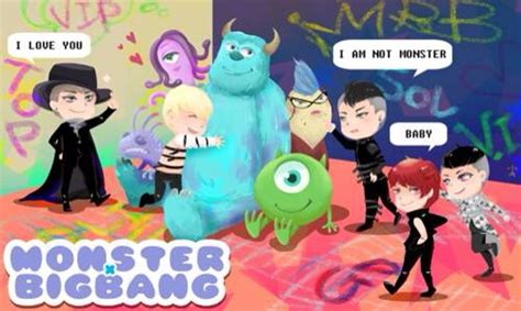 Big Bang Monster crossover with Monsters, Inc. | Bigbang, You and i ...