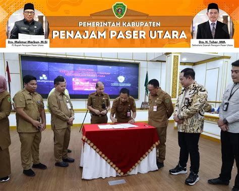 Dorong Transaksi Tanpa Tunai Pj Bupati PPU Luncurkan Kartu Kredit